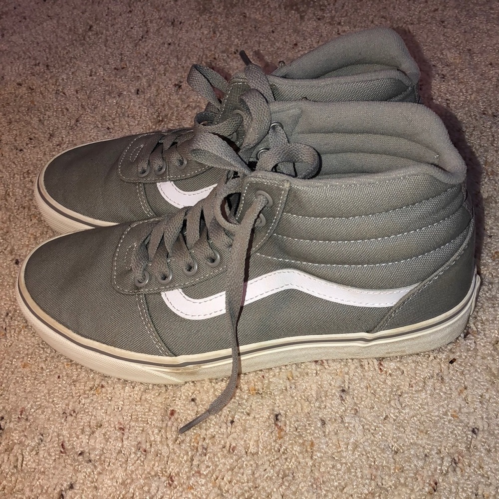 Grey High Top Vans